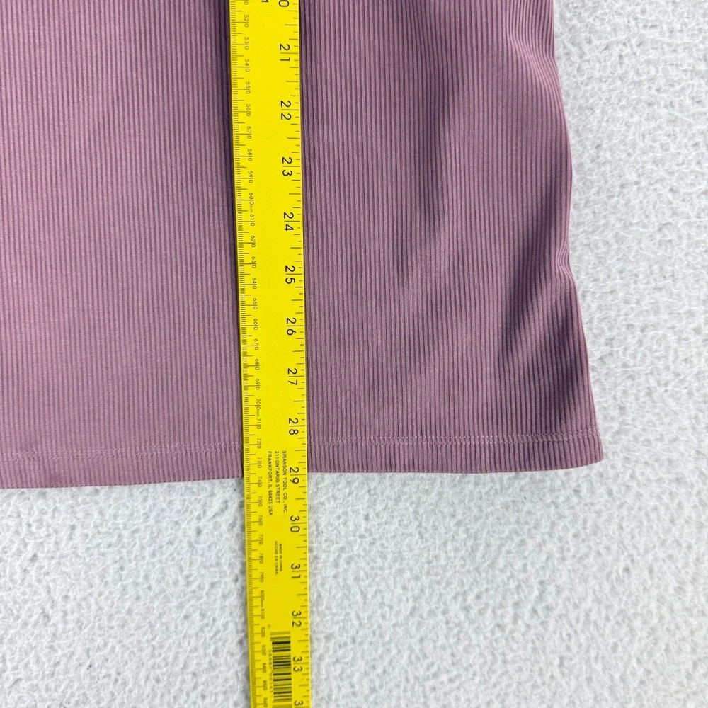 J. Jill Top Womens Medium Mauve Pink Cowl Neck Ribbed Long Sleeve Pullover‎